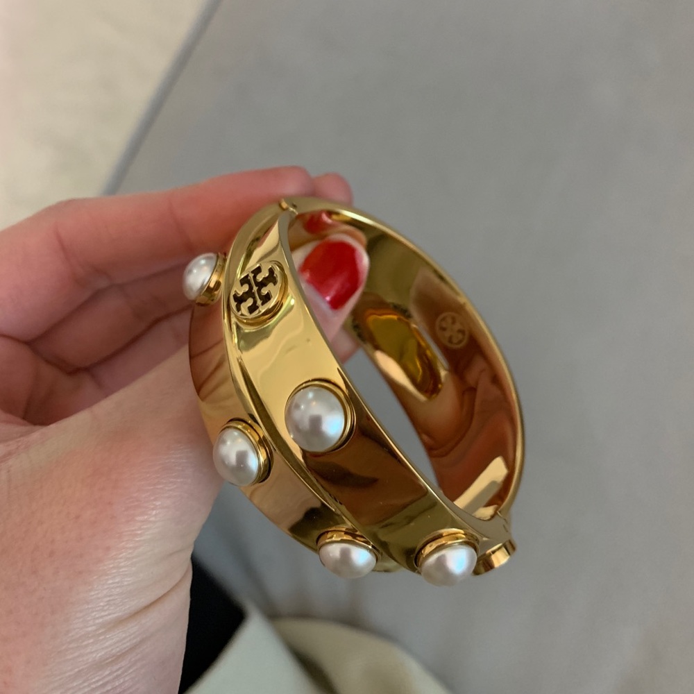 Tory Burch gold pear bracelet